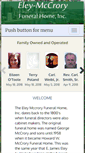 Mobile Screenshot of eleymccroryfuneralhome.com